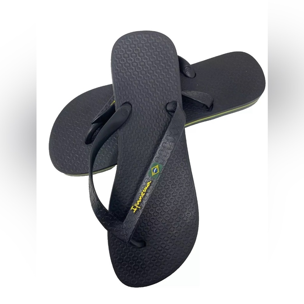 Ipanema Women's Grendene Thong-style Straps Flip Flops Size 11 Black